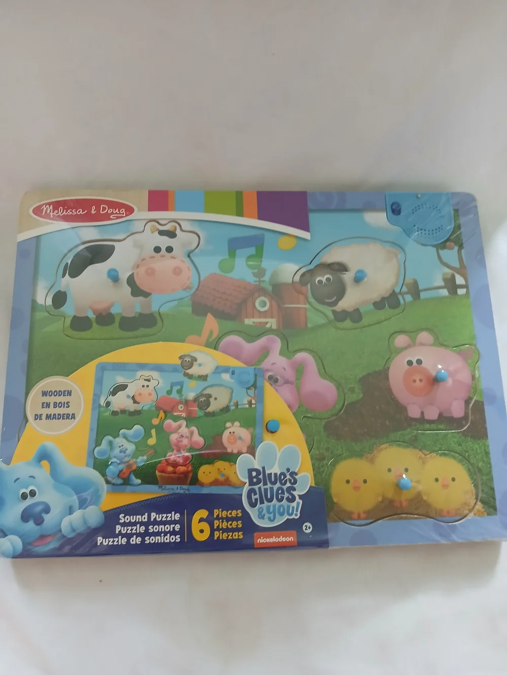 Melissa & Doug Blue's Clues & You! Sound Puzzle